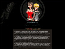 Tablet Screenshot of dungeonmodels.com